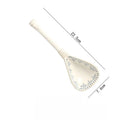 Axyaa Japanese Blue White Long Handle Spoon Coarse Pottery Creative Retro Home Soup