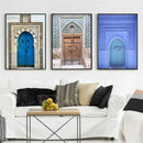 Axyaa Moroccan & Indian Door Wall Art Canvas Painting Print Home Decor