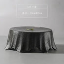 Axyaa Stone Pattern Double Round Table Display Plate - Hotel Kitchen Tableware