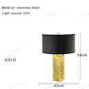 Luxury Italian Style Red Black Fabric Table Lamp for Axyaa Brand