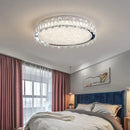 Axyaa LED Crystal Ceiling Lamp Modern Square Dimmable Dining Room Fixture