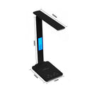 Axyaa LED Desk Lamp with Wireless Charger and USB Port
