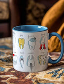 Axyaa Dental Hygienist Mug - BPA Free Ceramic - 350ml Large - Coffee/Tea Essential