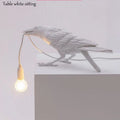 Axyaa Gothic Raven Lamp Table Crow Light for Home Decor Living Room Bedroom
