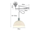 Axyaa Modern LED Adjustable Pendant Light for Stylish Restaurant Decor