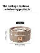 Axyaa Bear Stainless Steel Thermal Bento Box - Leak Proof Food Container