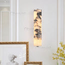 Axyaa Italian Style Black Marble Wall Lamp Luxury Bedside Sconces
