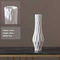 Axyaa White Round Ceramic Vases | Handmade Terracotta Flower Pot Home Decor
