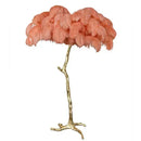 Axyaa Ostrich Feather Floor Lamp - Light Luxury Modern Design