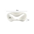 Axyaa White Ceramic Dinner Plate for Family Party, Restaurant Main Dish & Dessert Plate