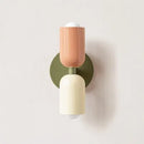Axyaa Nordic LED Wall Lamp: Simple Macaron Design for Bedroom, Living Room Lighting