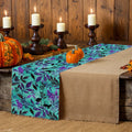 Axyaa Tropical Plant Branches Table Runner - Elegant Dining and Wedding Decor