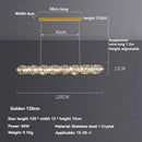 Axyaa Crystal Chandeliers - Luxury LED Ceiling Lights for Home Villa Hotel Decor