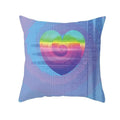 Axyaa Simple Love Print Couple Pillowcase for Sofa and Office Décor
