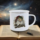 Axyaa Santa Pattern Christmas Coffee Mug Gift Set