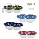 Axyaa Ceramic Condiment Dishes Set - Japanese-style Snack Dishes - Exquisite Dipping Sauce