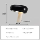 Axyaa Art Mushroom Table Lamp Nordic Modern Marble LED Decorative Light