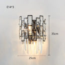 Axyaa Oval Crystal Chandelier LED Lighting in Gold and Black for Luxe Living Room Decor