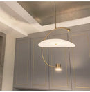 Axyaa Gold Iron LED Pendant Light for Home Decor and Dining Room