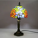 Axyaa Dragonfly Tiffany Glass Table Lamp for Home Decor