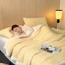 Axyaa Soft Fluffy Fleece Blanket for Autumn Winter, Maternal and Child Grade Bed Sofa Cover