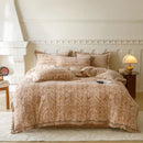 Axyaa Winter Zebra Flower Velvet Bedding Set 5D Print Quilt Cover Pillowcase
