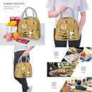 Axyaa Cartoon Dog Insulated Lunch Tote Bag - Large Capacity Thermal Lunch Box