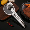 Axyaa Kitchen Stainless Steel Food Tongs & Strainer for Cooking