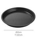 Axyaa Carbon Steel Non-stick Pizza Pan for Baking, Crisping, Bacon, Chips & More