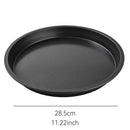 Axyaa Carbon Steel Non-stick Pizza Pan for Baking, Crisping, Bacon, Chips & More