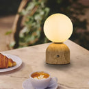 Axyaa Natural Stone LED Desk Lamp | Pastoral Style Modern Home Decor | Bedroom Study Table Light