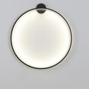 Axyaa Modern 80CM LED Circle Wall Lamp for Indoor Lighting in Living Room and Hotel Hall