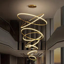 Axyaa Nordic Indoor Lighting: Stair Chandelier, Living Room Bedroom Pendant Lights, Ceiling Light