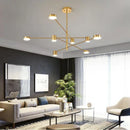 Axyaa LED Minimalist Chandelier Kitchen Island Lamp Living Room Luxury Lighting