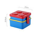 Axyaa Building Block Lunch Box: Portable & Sealed Food Storage Container for Kids