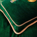 Axyaa King Milk Velvet Bedding Set - Ultra-thick, Skin-friendly, Antistatic Quilt Cover