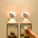 Axyaa RGB/Warm Light Leaf Wall Lamp with Motion Sensor & Remote Control