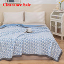 Axyaa Summer Quilt Blanket | 3-Layer Knitted Towel Quilt | Multi-Functional & Washable