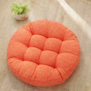 Axyaa Round Floor Cushion Linen Meditation Yoga Seat Mat Pouf Chair Pad