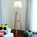 Axyaa Wooden Art Decor Floor Lamp for Living Room Bedroom Kitchen Stand Bedside