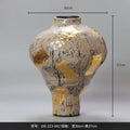 Axyaa Handmade Ceramic Vase Ginger Jar - Decorative Flower Pot for Home Accessories