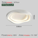 Axyaa Modern Minimalist Ceiling Lights Cream Wind Art Master Bedroom Lamp