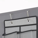 Axyaa 24-Pocket Over the Door Shoe Organizer Mesh Pockets Storage