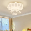 Axyaa Modern Donuts Chandelier Light Remote Control Dimming