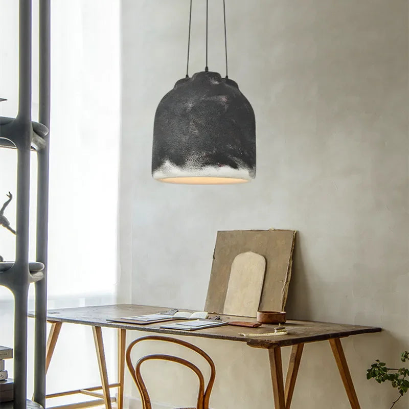 Axyaa Wabi Sabi LED Chandelier Coffee Pendant Light - Personality for Dining Room