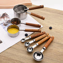 Axyaa Stainless Steel Measuring Cups & Spoons Set - Kitchen Baking Tools