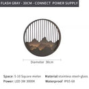 Axyaa Stainless Steel LED Outdoor Wall Lamps Waterproof Balcony Garage Lighting