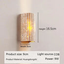 Axyaa Wabi Sabi Stone Wall Light: Elegant Home Bedside Decor Lamp for Living Room