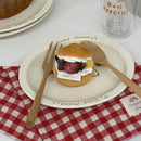 Axyaa Cream Star Cat Ins Wind Illustration Disc High Value Fruit Salad Breakfast Plate