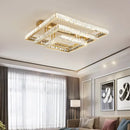 Axyaa Luxury Crystal LED Ceiling Chandelier with Smart Dimmable Lights and Artistic Design